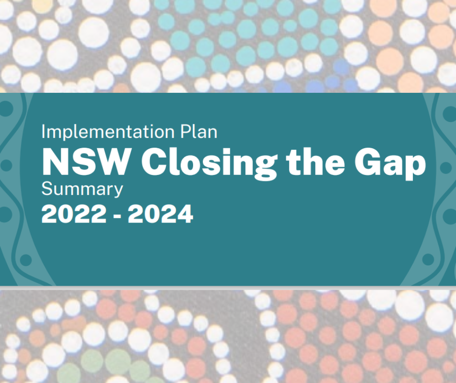 POLICY UPDATE – Jurisdictional Implementation Plan on Closing the Gap