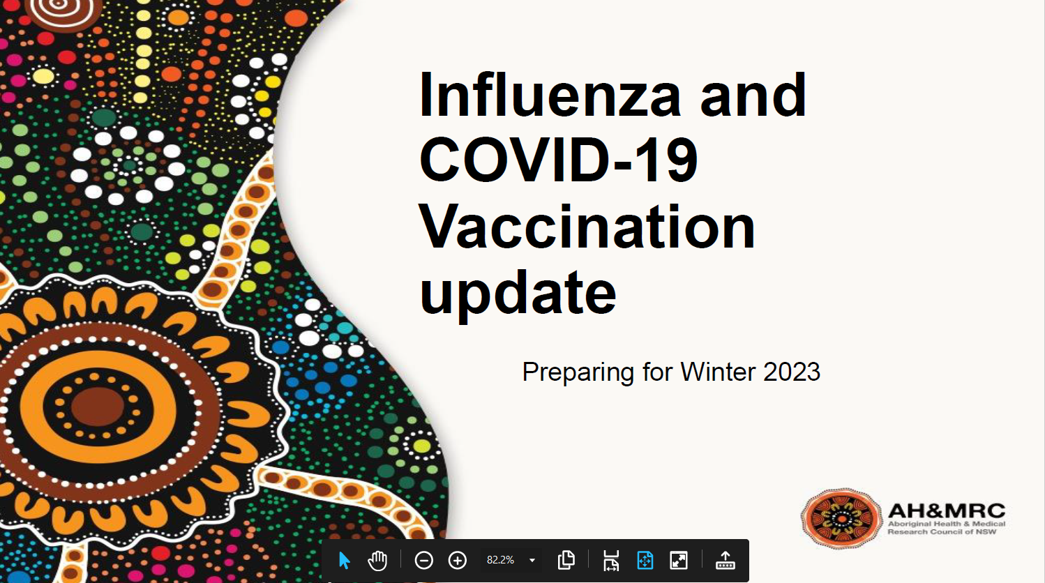 AH&MRC Influenza and COVID-19 Vaccination Update 2023