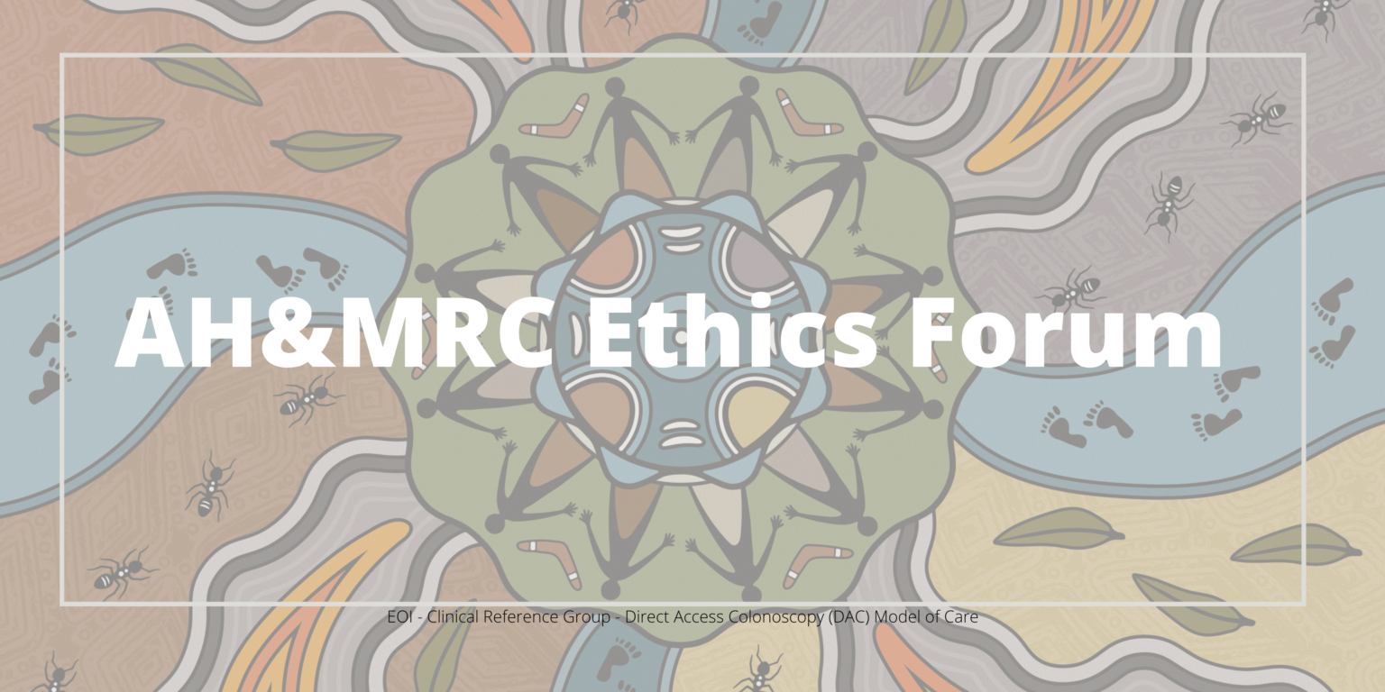 AH&MRC Ethics aims to educate and engage health professionals with its first public forum.
