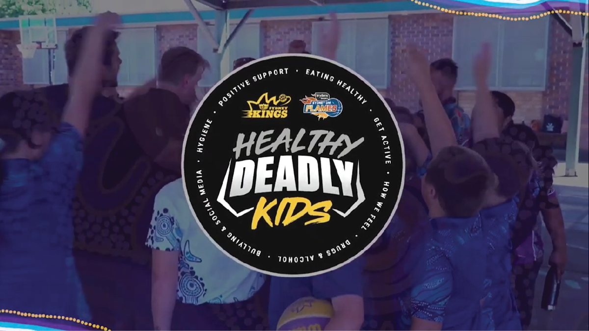Sydney Kings and Flames launch Healthy Deadly Kids Program in partnership with AH&MRC