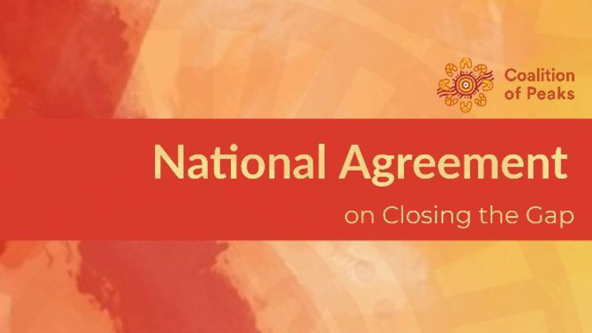 Support for National Agreement on Closing the Gap