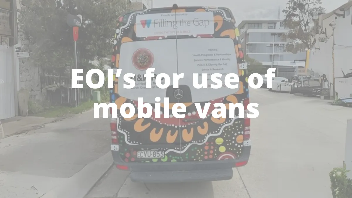 EOI’s for use of Mobile vans