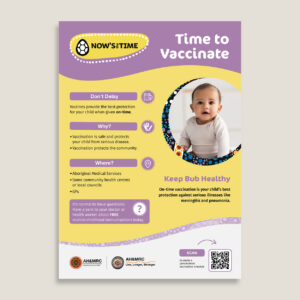 Now’s The Time to Vaccinate Poster