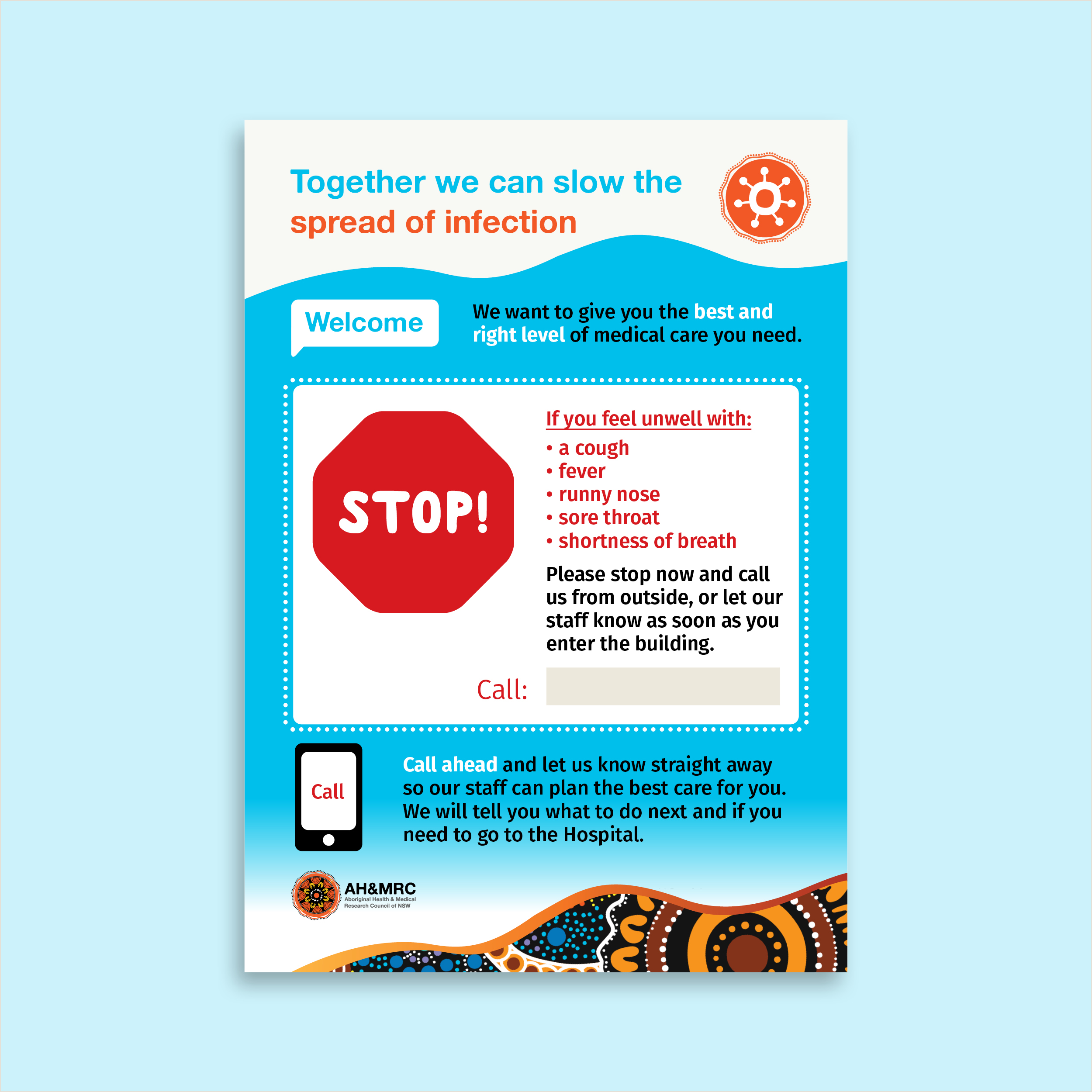 AMS Door Sign - Clinic Display Material
