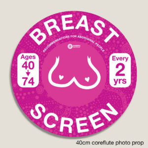 Photo Prop Breast Screen
